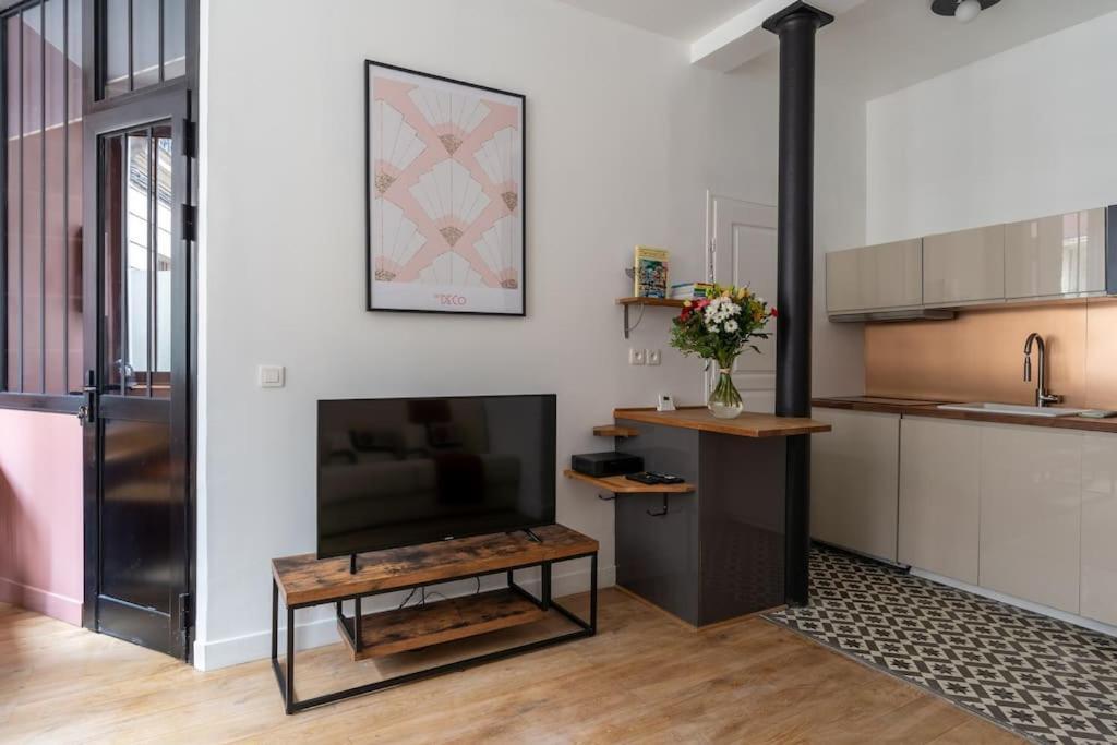 Appartement Magnifique Et Relaxant Avec Sauna Paris Exteriör bild