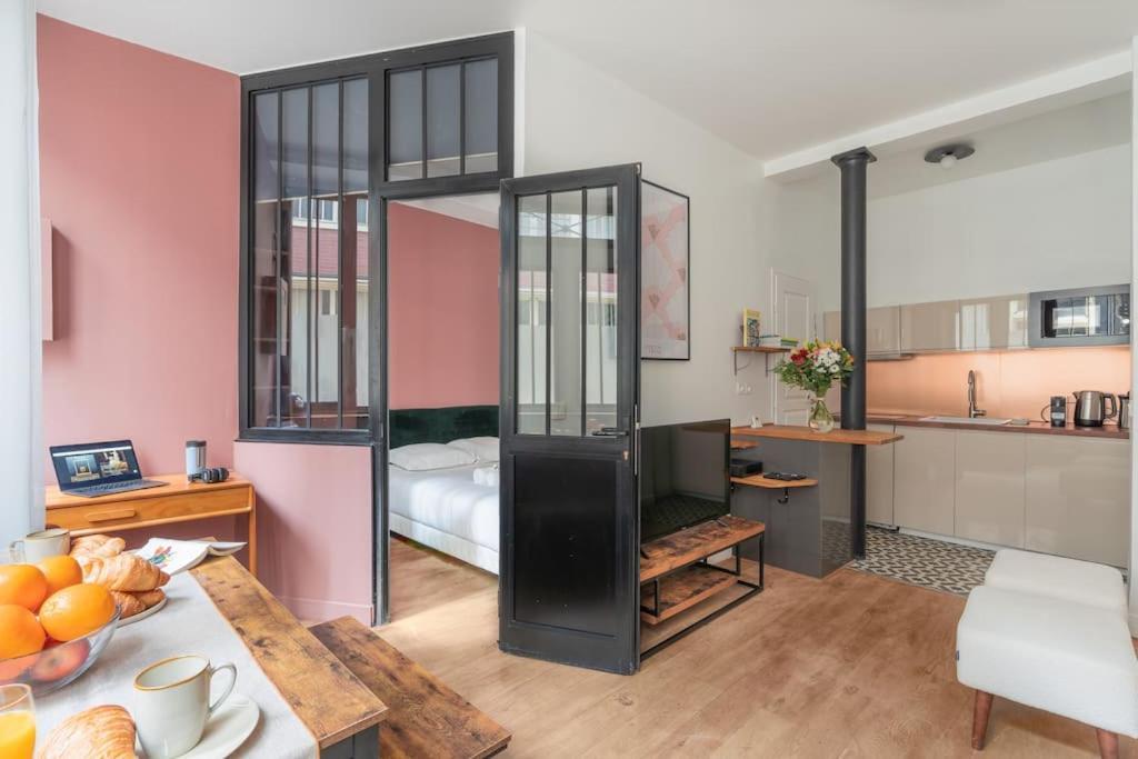 Appartement Magnifique Et Relaxant Avec Sauna Paris Exteriör bild
